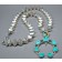 McKee Platero Necklace with Turquoise Naja