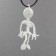 Beaded Skeleton Necklace by Farlan Quetawki