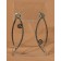 Charlyn Reano Fish Earrings of Silver and Gold