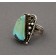  Navajo Ring with Morenci Turquoise
