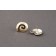  Debbie Silversmith Small Gold Swirl Earrings