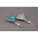 Debbie Silversmith Earrings of Turquoise Mountain Turquoise