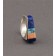  Larry Begay Ring Inlay of Lapis Lazuli and other stone