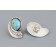  Navajo Earrings with Domed Turquoise