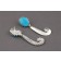  Debbie Silversmith Necklace and Earring Set Silver and Turquoise