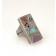 Tufa Cast Ring by Raymond Sequaptewa 