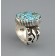  Kee Yazzie Silver Ring With Symbols