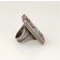 Tufa Cast Ring by Raymond Sequaptewa 