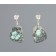  Ray Lovato Earrings of Candelario Turquoise
