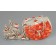 Eveli Sabatie Purse of Silver and Coral 