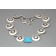 Debbie Silversmith Swirl Necklace and Earring Set 