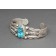 Perry Shorty Bracelet of Morenci Turquoise