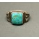 Old Navajo Ring of Silver and Turquoise
