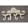 McKee Platero Pin with Thunderclouds and Rain 