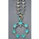 McKee Platero Necklace with Turquoise Naja