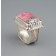 Lorenzo Shirley Ring of Rhodochrosite 