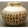 Prehistoric Anasazi Jar Black on White Snowflake