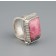 Lorenzo Shirley Ring of Rhodochrosite 