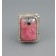 Lorenzo Shirley Ring of Rhodochrosite 