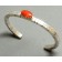 Yazzie Johnson and Gail Bird Bracelet with Red Coral