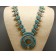 Sidney Hooee Needlepoint Squash Blossom Necklace 