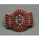 Zuni Needlepoint Bracelet of Coral