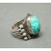 Early Ring With Domed Turquoise 
