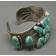  Large Harry H. Begay Bracelet with Fine Turquoise