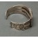 Old Stamped Silver Bracelet With Indian Heads