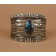 Ron Bedonie Bracelet of Large Silver Cuff and Bisbee