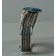  Ron Bedonie Bracelet of Blue Gem Turquoise with Swirl Design 