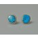  Ron Bedonie Earrings With Blue Gem Turquoise