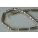 Ron Bedonie Silver Barrel Bead Necklace 