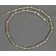 Ron Bedonie Silver Barrel Bead Necklace 