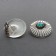  George Kee Earrings of Turquoise and Silver