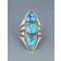 Heavy Turquoise Ring Possibly McKee Platero
