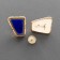 Leonard Platero Lapis and Gold earrings