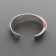 Lonn Parker Bracelet with Inlaid Coral Pyramid Design