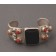 McKee Platero Bracelet of Coral and Jet