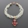  Ray Tracey Necklace of Pearls and Gold Pendant