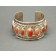 Tony Aguilar Bracelet of Silver and Peach Coral