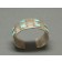 Tufa Cast Silver Bracelet With Turquoise 