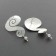 Debbie Silversmith Double Swirl Earrings