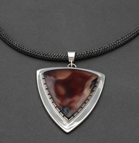 Jared Chavez Silver "Twilight" Necklace 