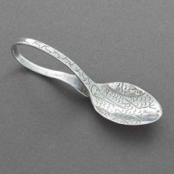 Navajo Silver Spoon with Snake