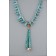  Turquoise Tab Necklace with Jaclas