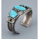 Cosy McSparron Blue Gem Turquoise Bracelet